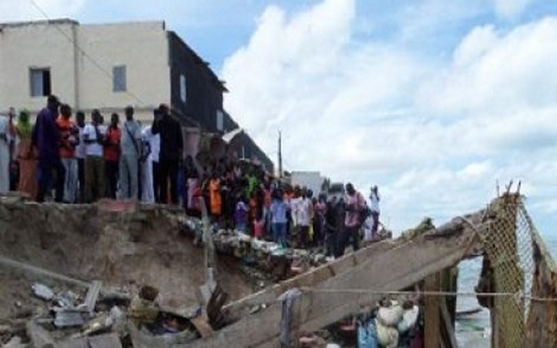 Sénégal : Saint-Louis victime de l’avancée de la mer, 210 familles sinistrées