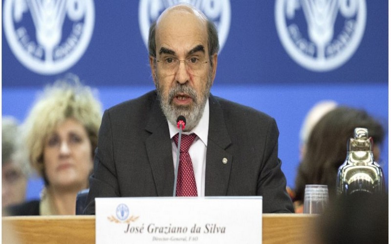 José Graziano da Silva accuse le changement climatique d’être à l’origine de la faim
