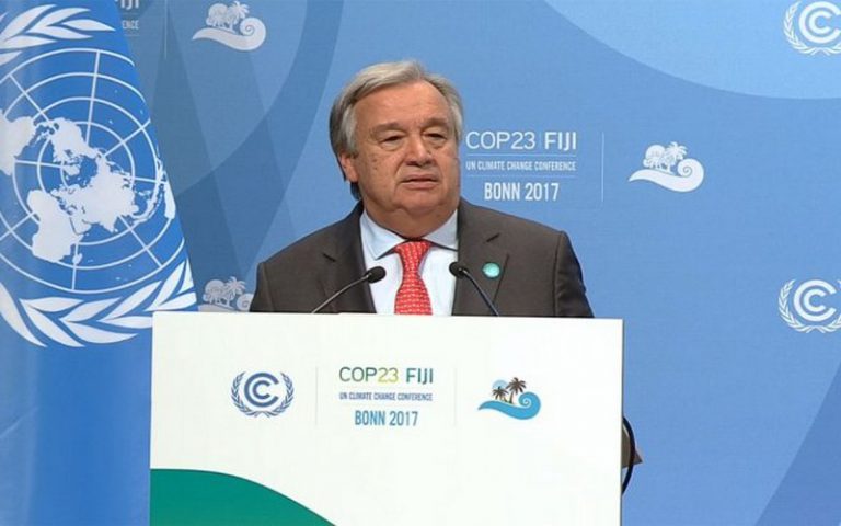António Guterres plaide pour plus d’ambition, de leadership et de partenariats sur le climat