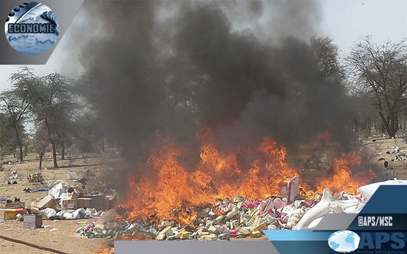Incinération de 6 tonnes de produits périmés à Louga (Sénégal)