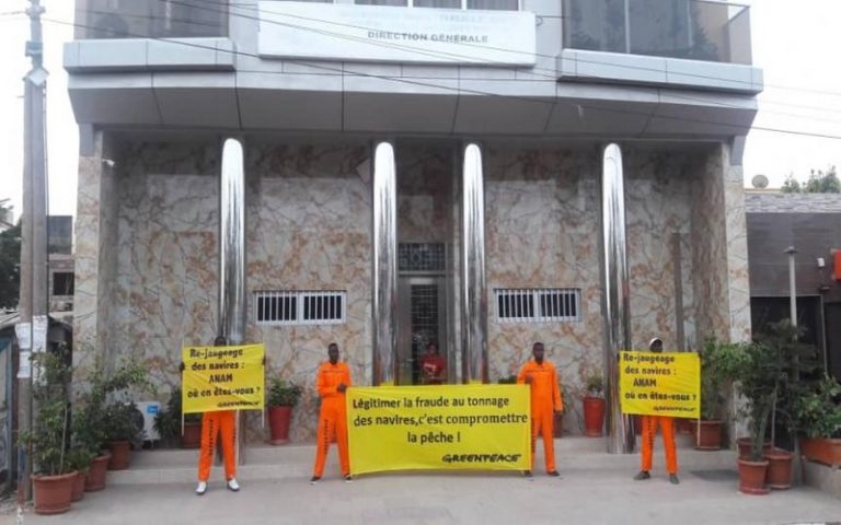 Au Sénégal, Greenpeace exige le re-jaugeage complet des navires