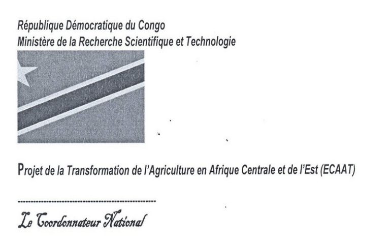 Projet de la Transformation de l’Agriculture en Afrique Centrale et de l’Est (ECAAT)