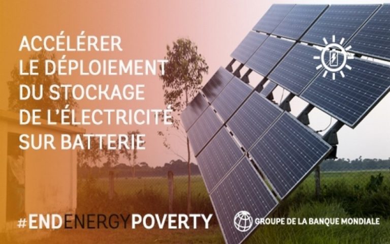 La Banque Mondiale finance le stockage de l’électricité des énergies renouvelables