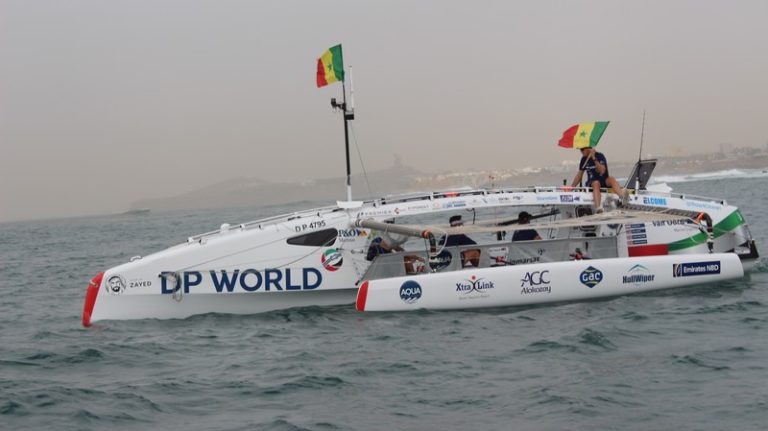 Le Trimaran Row4ocean en croisade contre la pollution du fond marin