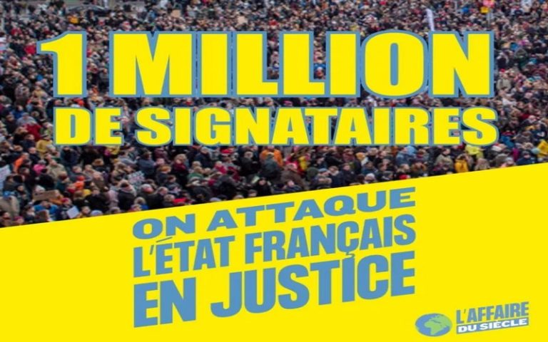 Une pétition contre l’Etat français pour une justice climatique