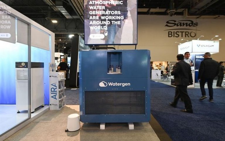 Innovation : l’eau potable avec de l’air au profit des sinistrés