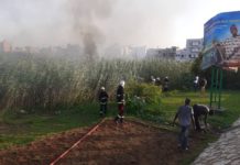 La zone du Technopole de Pikine (Sénégal) ravagée par un violent incendie