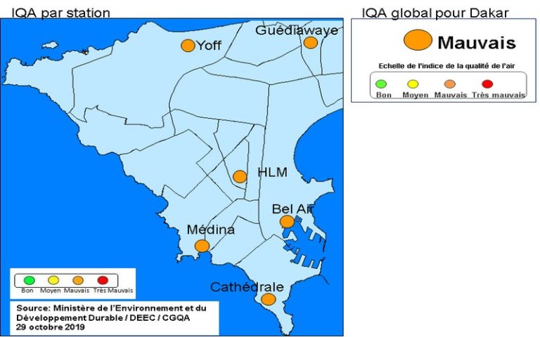 Qualité de l’air du 29 octobre 2019 : Alerte orange à la pollution de l’air !
