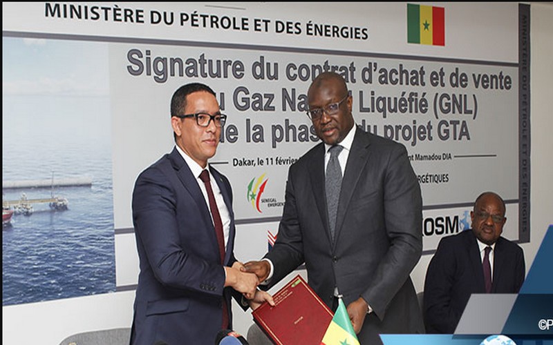 Le contrat d’achat et de vente de gaz signé entre Dakar et Nouakchott