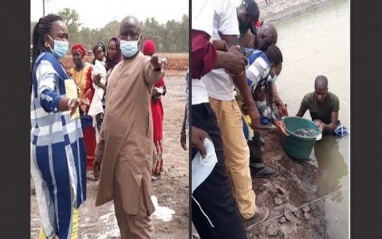 Fermes aquacoles : Tamsir Faye et Tening Sène en visite de travail à Sédhiou (Sénégal)