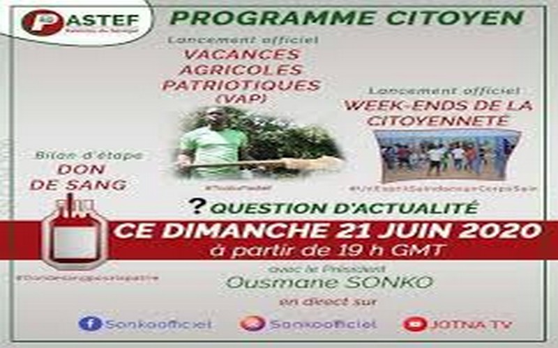 Sénégal : le président Ousmane Sonko lance son programme citoyen