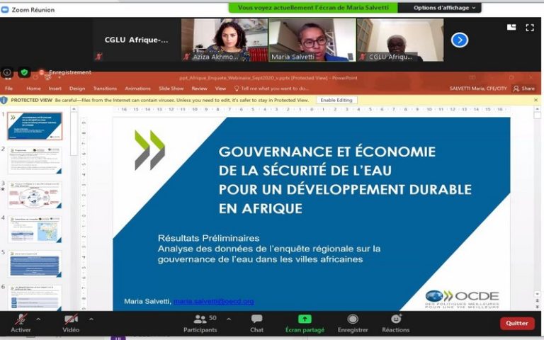Le rôle des collectivités territoriales dans la gouvernance et l’économie de la sécurité de l’eau en Afrique