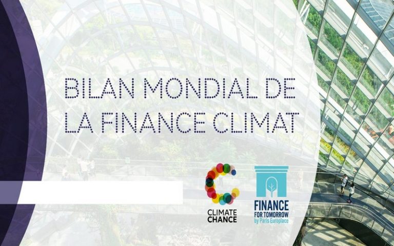 Le nouveau Bilan mondial de la finance climat 2020 publié lors de Paris for Tomorrow