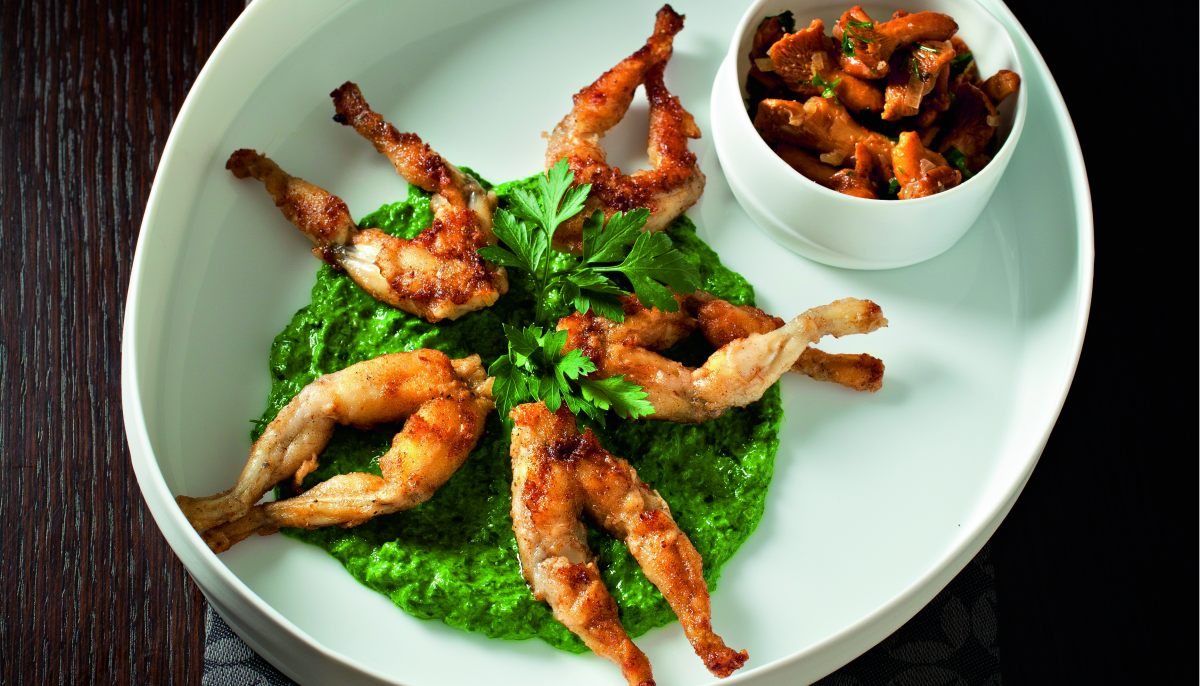 Les grenouilles menacées par les gourmets