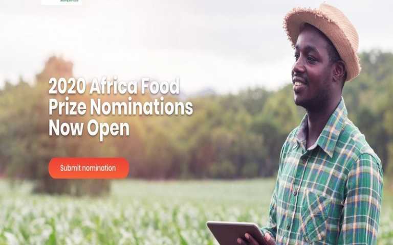 Prix Africain de l&rsquo;Alimentation 2020 pour l&rsquo;Innovation dans l&rsquo;Agriculture Africaine (Prix 100 000 USD)