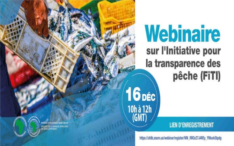 La BAD, via l’ANRC, organise un webinaire sur l’Initiative pour la transparence des pêches