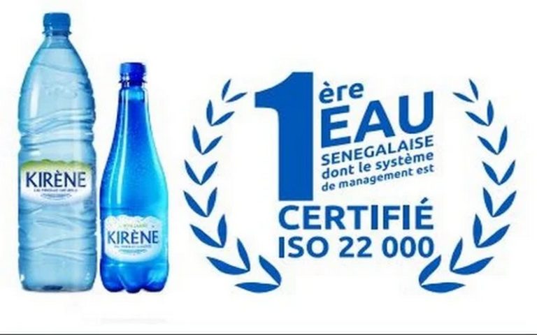 Sénégal : La marque Kirène certifiée Iso 22 000