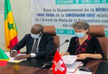 Mise en œuvre de l’Accord de Paris sur le climat : Le Sénégal et la Suisse signent un accord bilatéral