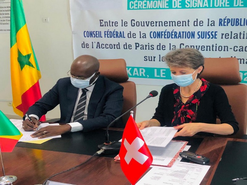 Mise en œuvre de l’Accord de Paris sur le climat : Le Sénégal et la Suisse signent un accord bilatéral