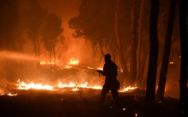 La lutte contre les feux de forêt continue en Grèce