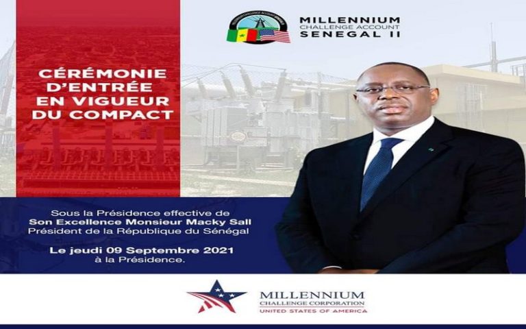 Projets énergétiques : le chef de l’Etat Sénégalais préside la cérémonie d’entrée en vigueur du second compact MCA Sénégal