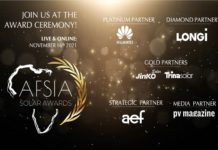AFSIA et Africa Energy Forum annoncent les lauréats des 15 catégories durant la cérémonie des AFSIA Solar Awards 2021