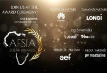 L’AFSIA et Africa Energy Forum célèbrent les lauréats dans 13 catégories lors des AFSIA Solar Awards 2022