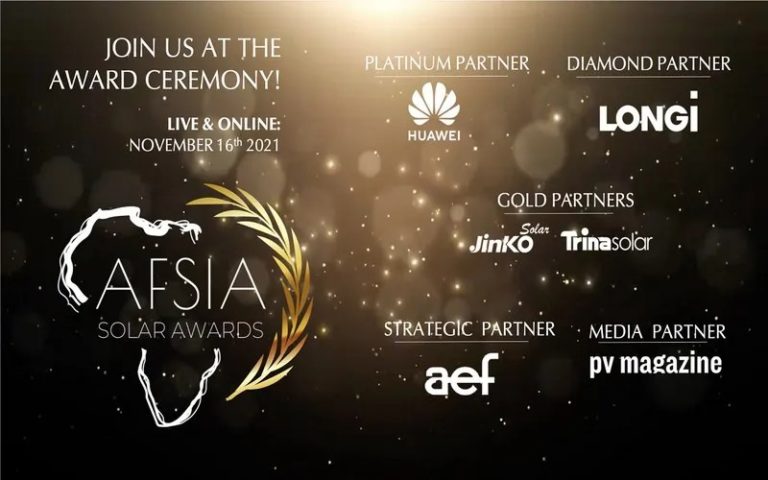 L&rsquo;AFSIA et Africa Energy Forum célèbrent les lauréats dans 13 catégories lors des AFSIA Solar Awards 2022