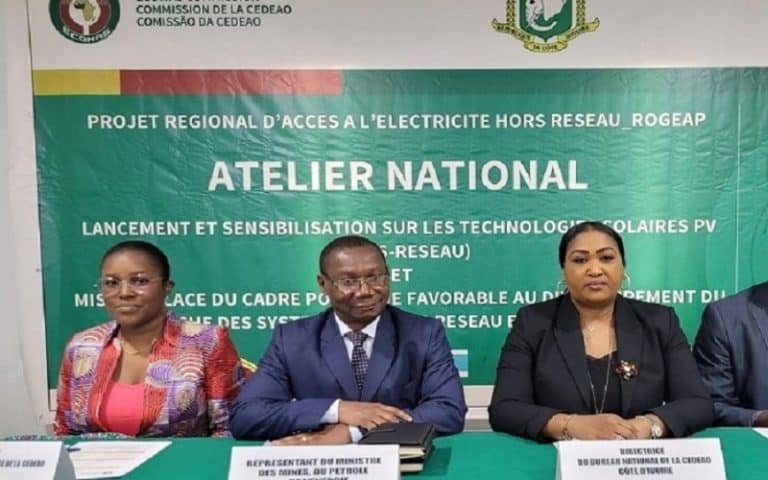 Lancement officiel du projet régional d’accès à l’électricité hors réseau de la CEDEAO en Gambie et en Côte d&rsquo;Ivoire