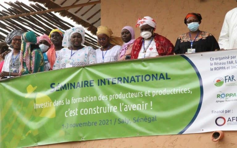 Séminaire international « investir dans la formation des producteurs & productrices : c’est construire l’avenir ! »
