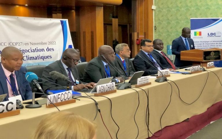 « Le groupe des PMA veut se donner les moyens de bien préparer les négociations sur les changements climatiques », selon Abdou Karim Sall