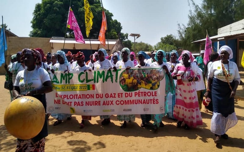 Les femmes de l’Union locale de Marlothieu réclament une justice climatique à travers une marche