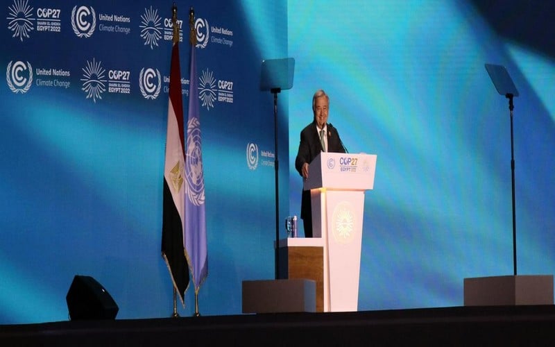 « Coopérer ou périr » : A la COP27, le chef de l’ONU appelle à un pacte de solidarité pour le climat