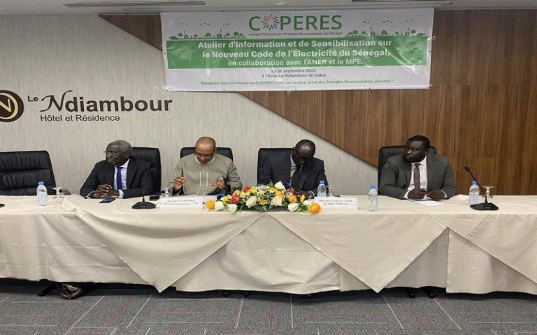 Sénégal : Le COPERES travaille pour une normalisation du secteur des énergies renouvelables