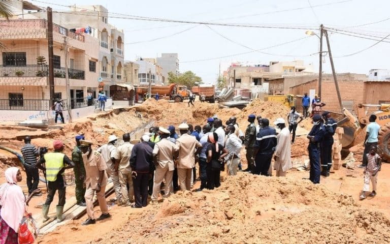 Le Sénégal invite les entreprises engagées dans la réalisation des ouvrages de lutte contre les inondations à « presser le pas »