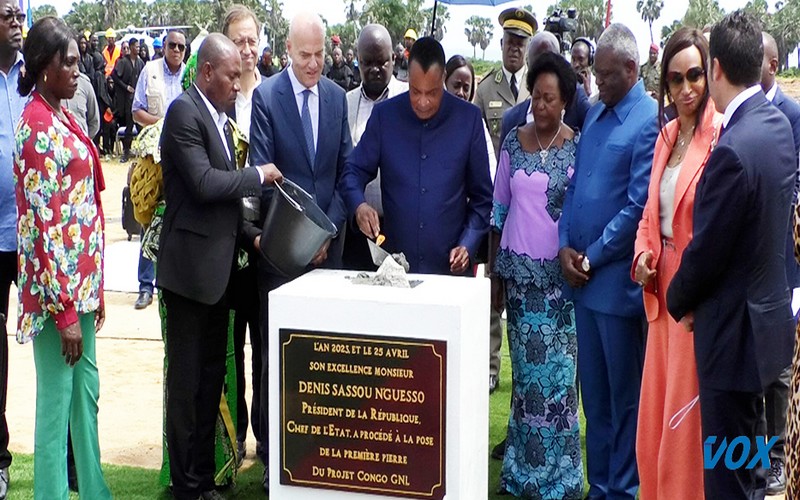 Le Congo-Brazzaville lance les travaux du centre de production et liquéfaction de gaz naturel à Pointe-Noire