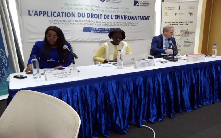Vers la création d’un réseau de juristes environnementalistes en Afrique de l’Ouest