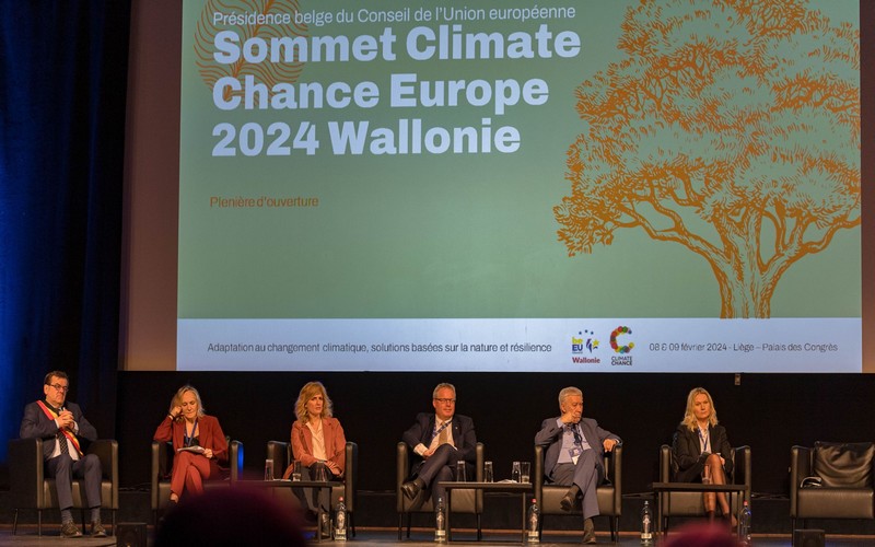 Sommet Climate Chance Europe 2024 Wallonie axé sur le thème : « Adaptation au changement climatique, solutions basées sur la nature et la résilience »