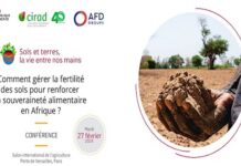 Une conférence sur la fertilité des sols en Afrique organisée en France le 27 février 2024