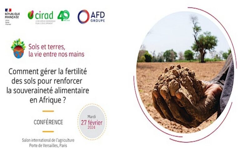 Une conférence sur la fertilité des sols en Afrique organisée en France le 27 février 2024