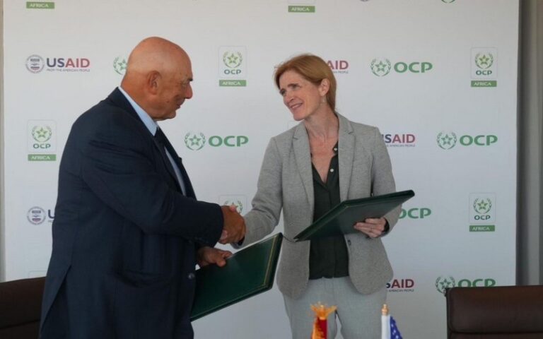 Un partenariat paraphé entre l’USAID et le Groupe OCP pour la révolution de l’Agriculture en Afrique