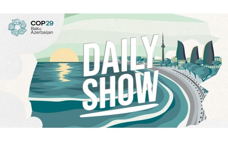 La société opérationnelle COP29 d&rsquo;Azerbaïdjan présente le « Daily Show »