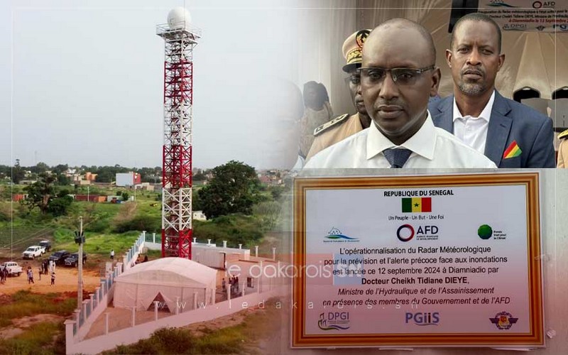 Un radar de prévision météorologique et d’alerte précoce lancé au Sénégal
