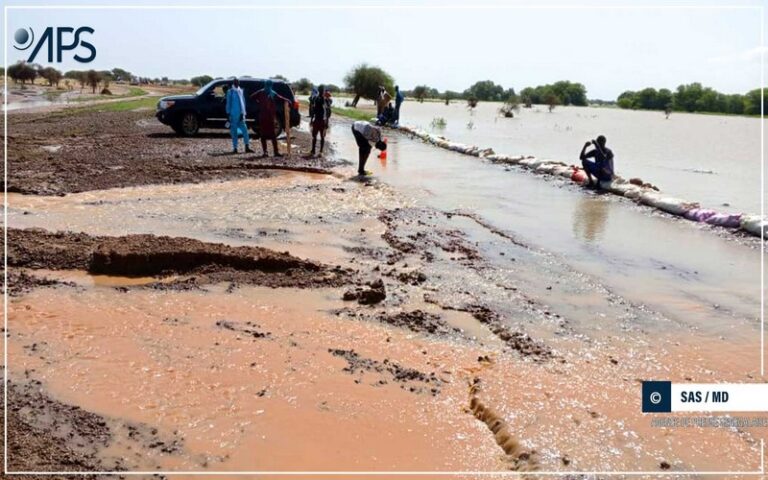 Au Sénégal, le quotidien des habitants perturbé par une crue abondante dans le Dandé Mayo Nord