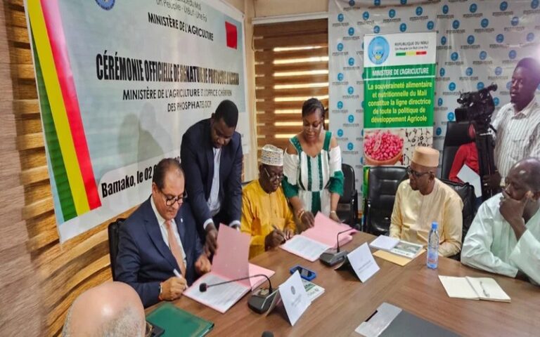 OCP Africa et le Mali convenus à déployer des solutions adaptées pour une agriculture durable