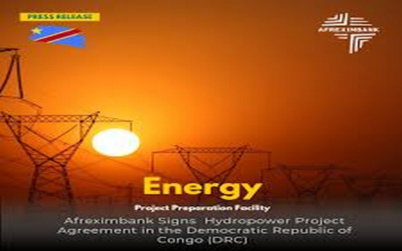 Afreximbank signe un projet hydroélectrique en historique en DRC