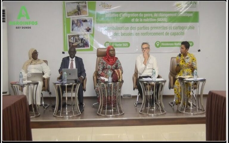 Sénégal : Sensibilisation des acteurs sociaux sur les liens entre changement climatique, genre et nutrition