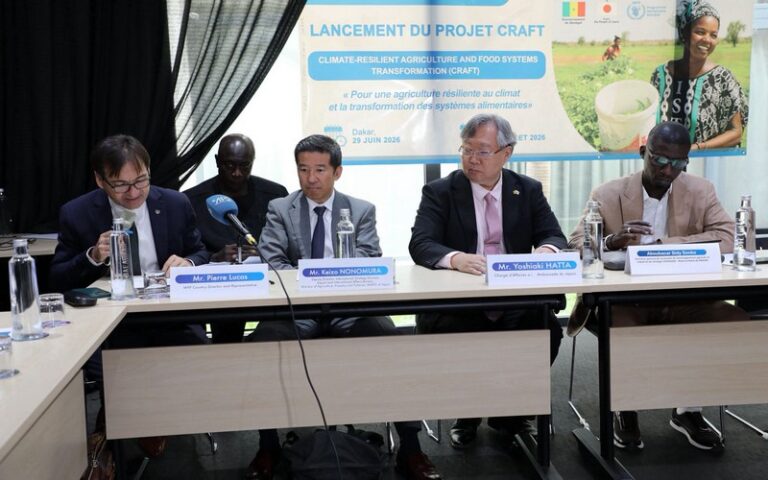 Agriculture résiliente : Avec le projet CRAFT, le Sénégal devient le laboratoire ouest-africain de l&rsquo;innovation agricole japonaise